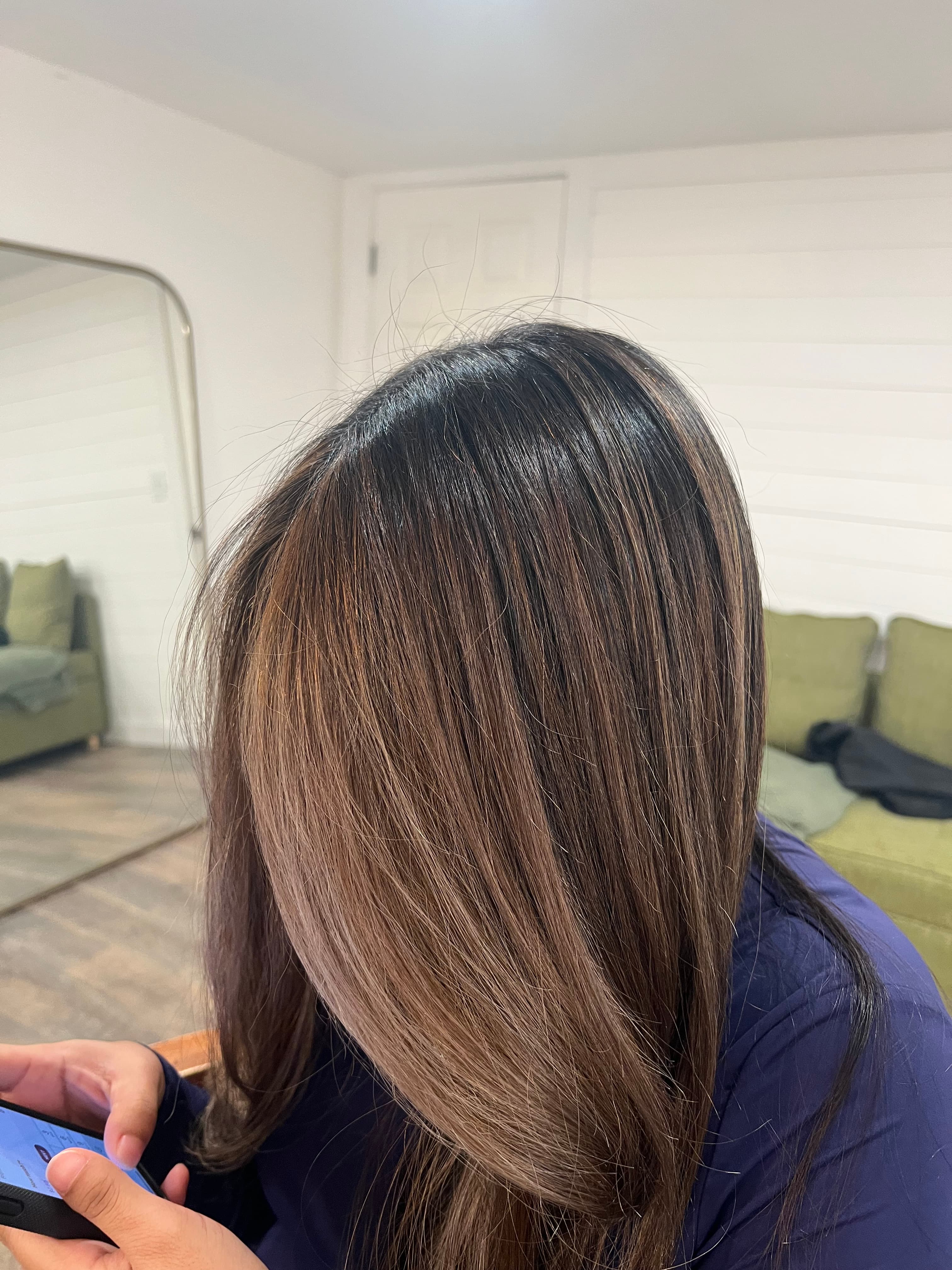 Gorgeous dimensional brunette. The blend is perfection 